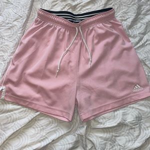 Girls Pink Adidas Soccer Shorts 14/16 - Cute with Character!
